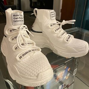 SOLD: Custom street wear shark sneakers